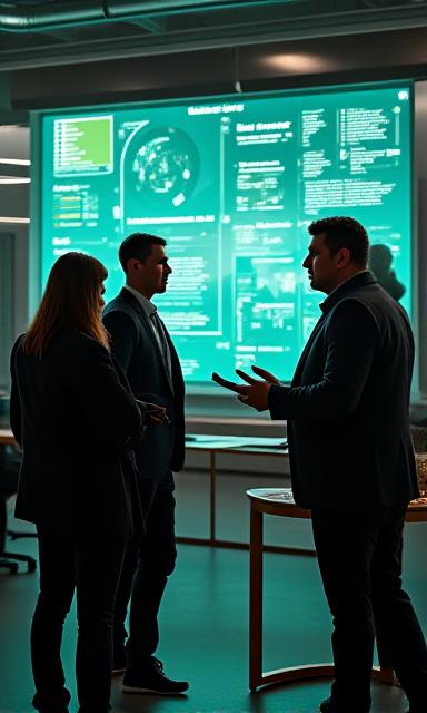 宇宙産業プロジェクトの打ち合わせ